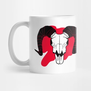 Sheep Skull Mug